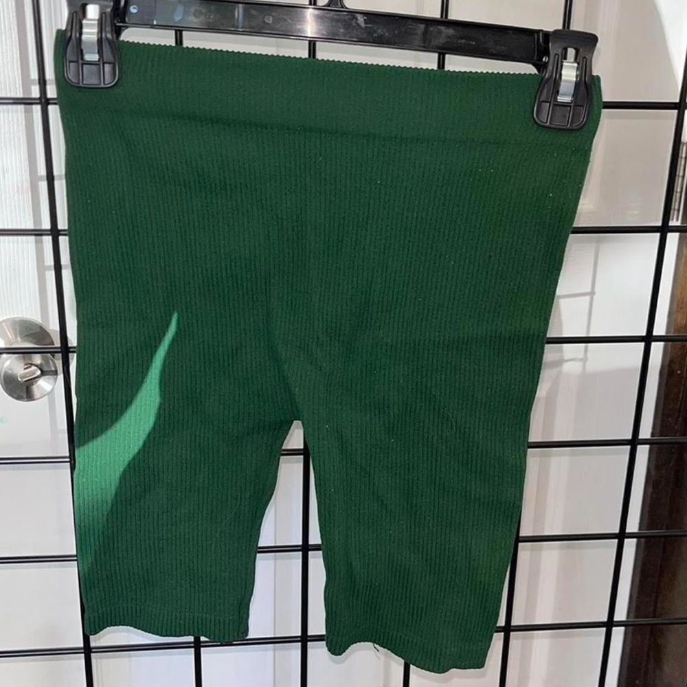 Zara Matching Ribbed Biker Short Set - Picture 3 of 5